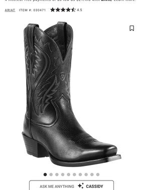 ARIAT LEGEND PHOENIX COWBOY BOOTS - SQUARE TOE